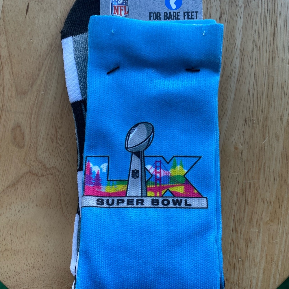 Super Bowl LX Commemorative Socks